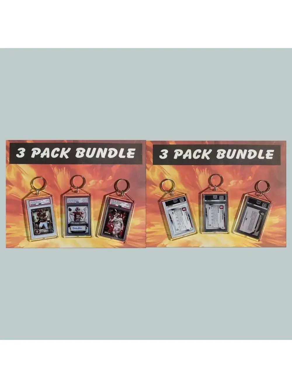 3735B  Fernando Mendoza Custom Hand Made Novelty Keychains 3 Pack Bundle